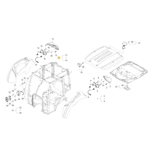 Tylna prawa lampa KIOTI T4145-75881BB