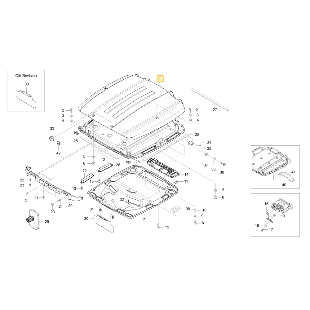 Dach KIOTI T4145-81002AR