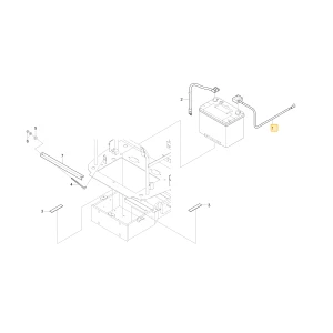 Linka akumulatora dodatnego KIOTI T4151-69162