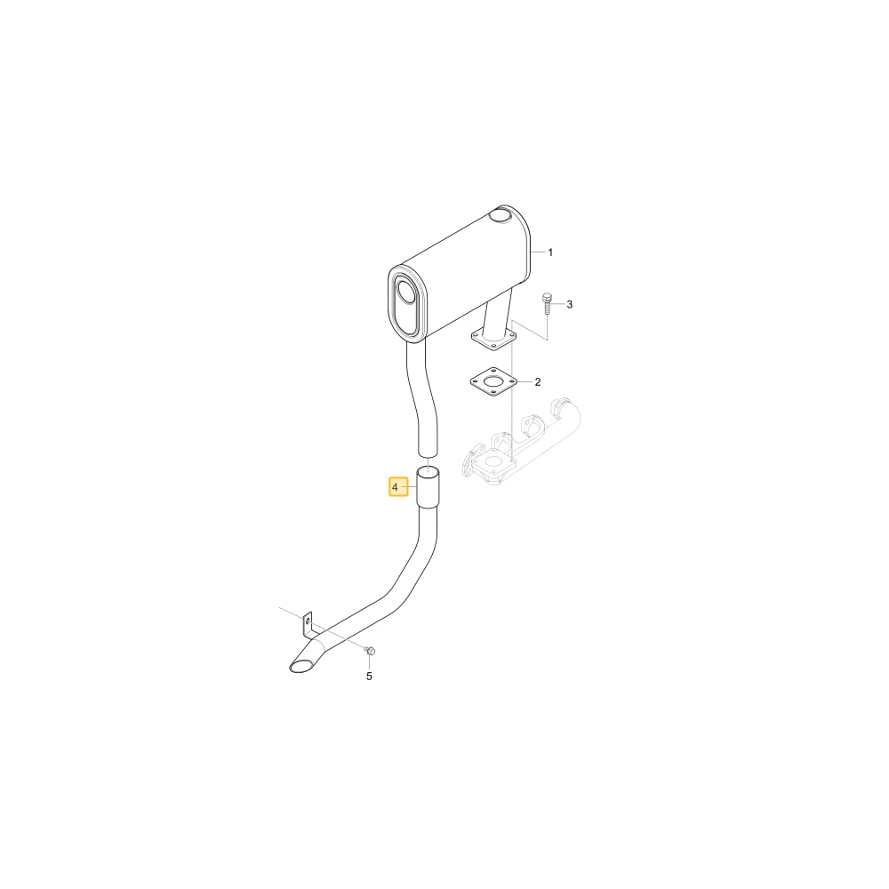 Rura wydechowa KIOTI T4157-12121BB
