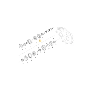 Koło zębate 29 KIOTI T4180-21721