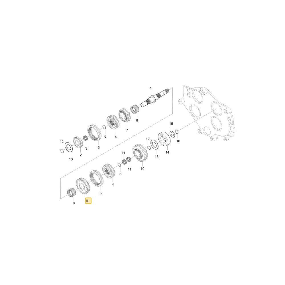 Koło zębate 33 KIOTI T4180-21731