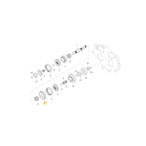 Koło zębate 33 KIOTI T4180-21731