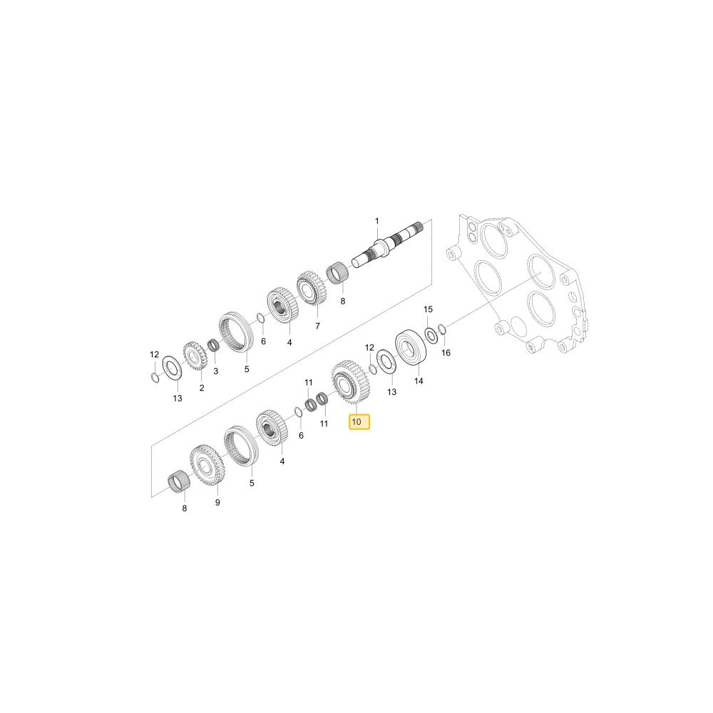Koło zębate 36 KIOTI T4180-21741