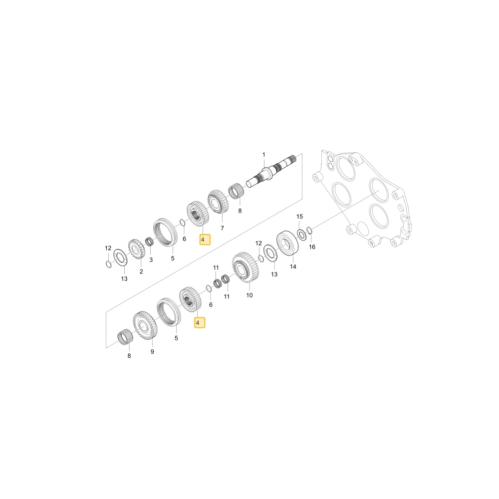 Piasta wielowypustu KIOTI T4180-21772