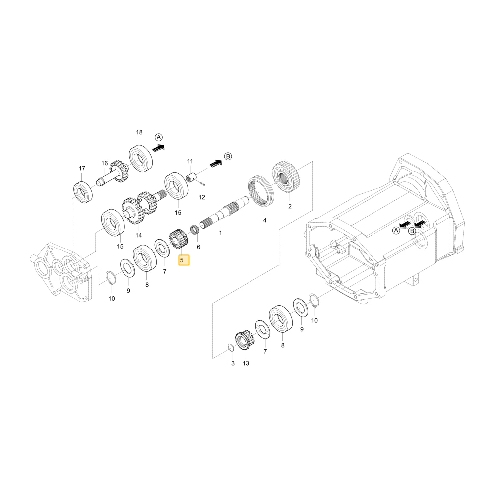 Koło zębate 19 KIOTI T4180-22611