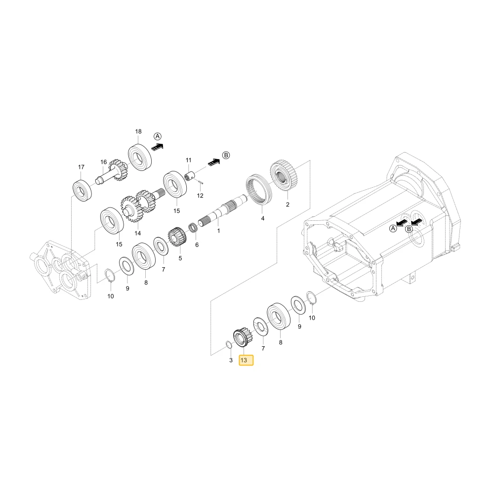 Koło zębate 16 KIOTI T4180-22621