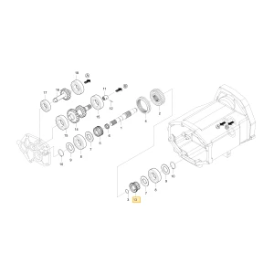 Koło zębate 16 KIOTI T4180-22621