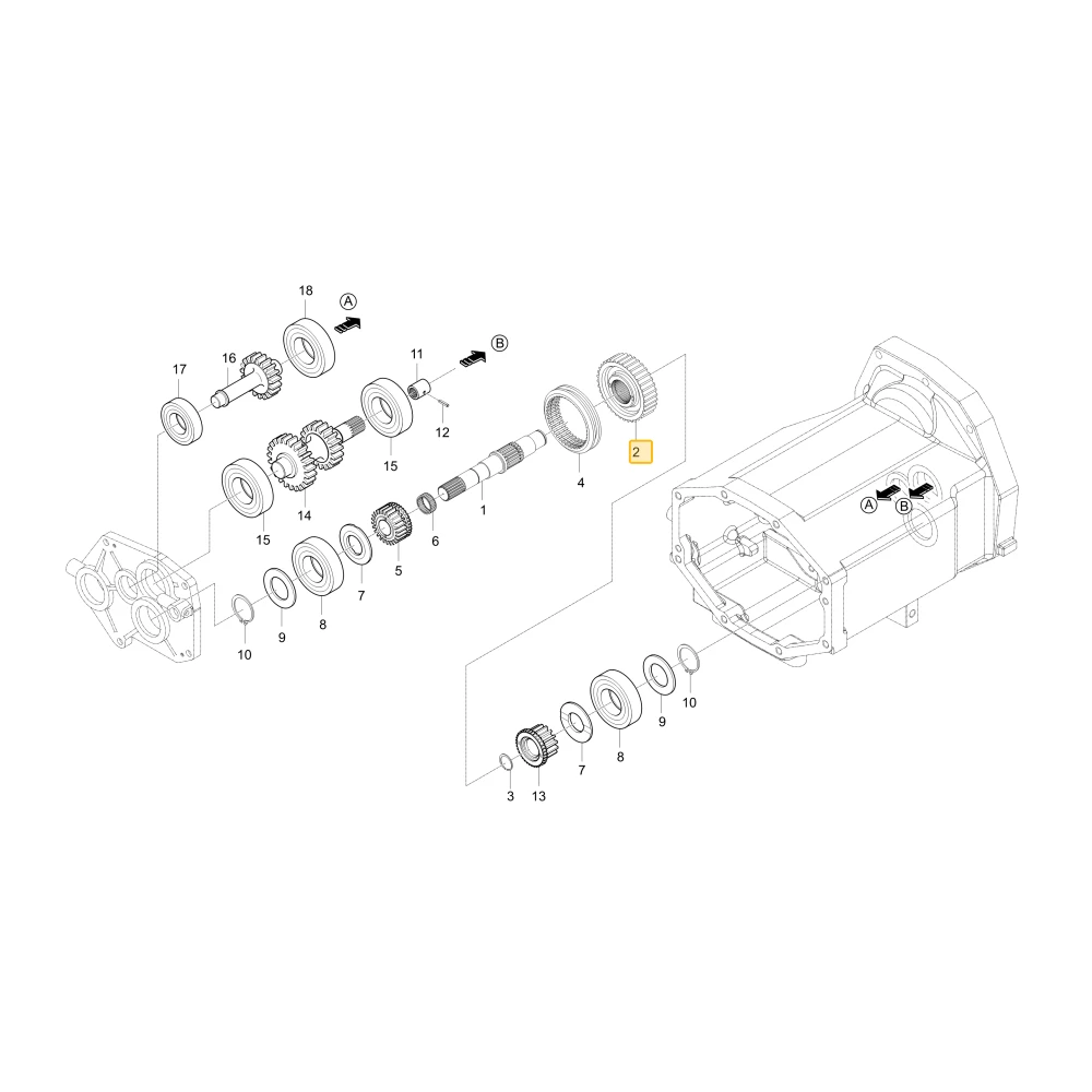 Piasta wielowypustu KIOTI T4180-22812