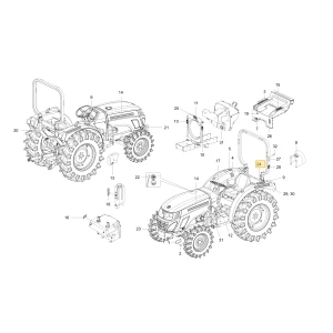 Naklejka prędkości KIOTI T4180-52081
