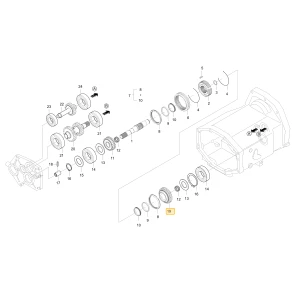 Koło zębate 16 KIOTI T4182-22621