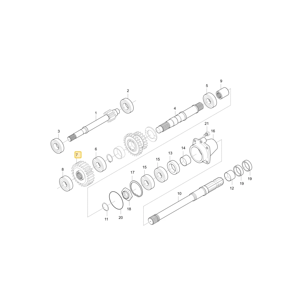 Koło zębate 27 KIOTI T4185-25271