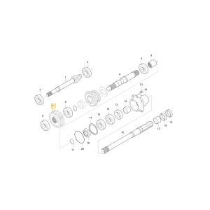 Koło zębate 27 KIOTI T4185-25271