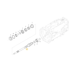 Wał głównej zmiany biegów KIOTI T4240-21622