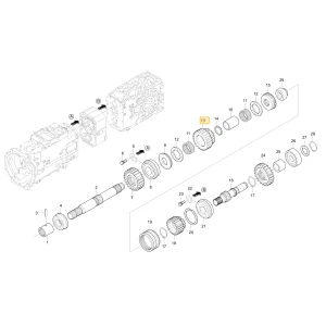Koło zębate 23 KIOTI T4240-22552