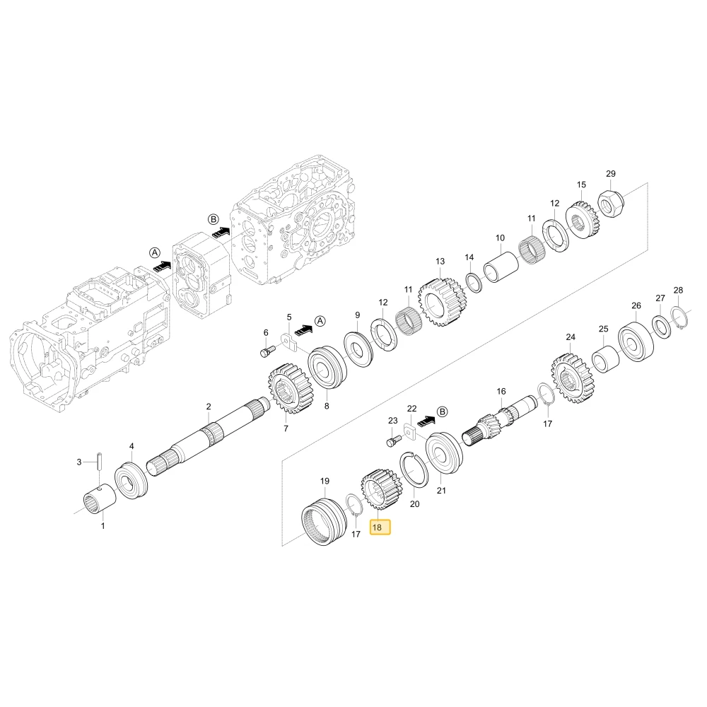 Występ wielowypustu KIOTI T4240-23272