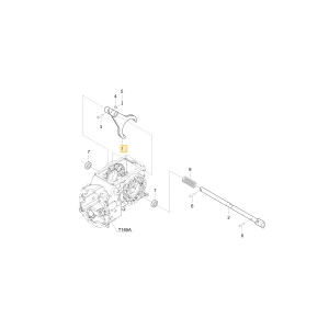 Widełki blokady mechanizmu różnicowego KIOTI T4240-26632