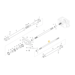Wał napędowy 2 KIOTI T4240-44512