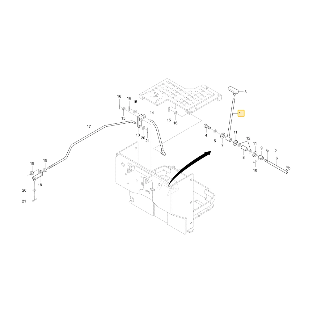 HAND ACLTR KIOTI T4245-17121