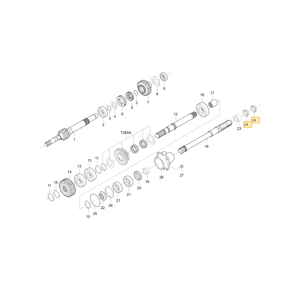 Uszczelniacz oleju KIOTI T4260-13161
