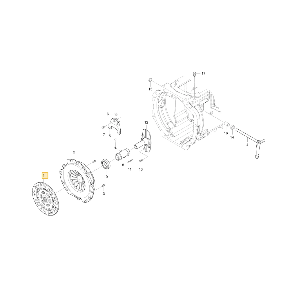 Tarcza sprzęgła KIOTI T4260-14302