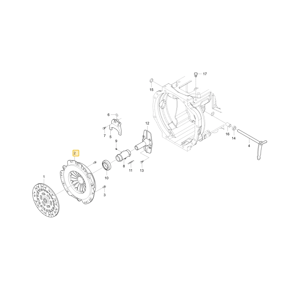 Płyta sprzęgła dociskowego KIOTI T4260-14602