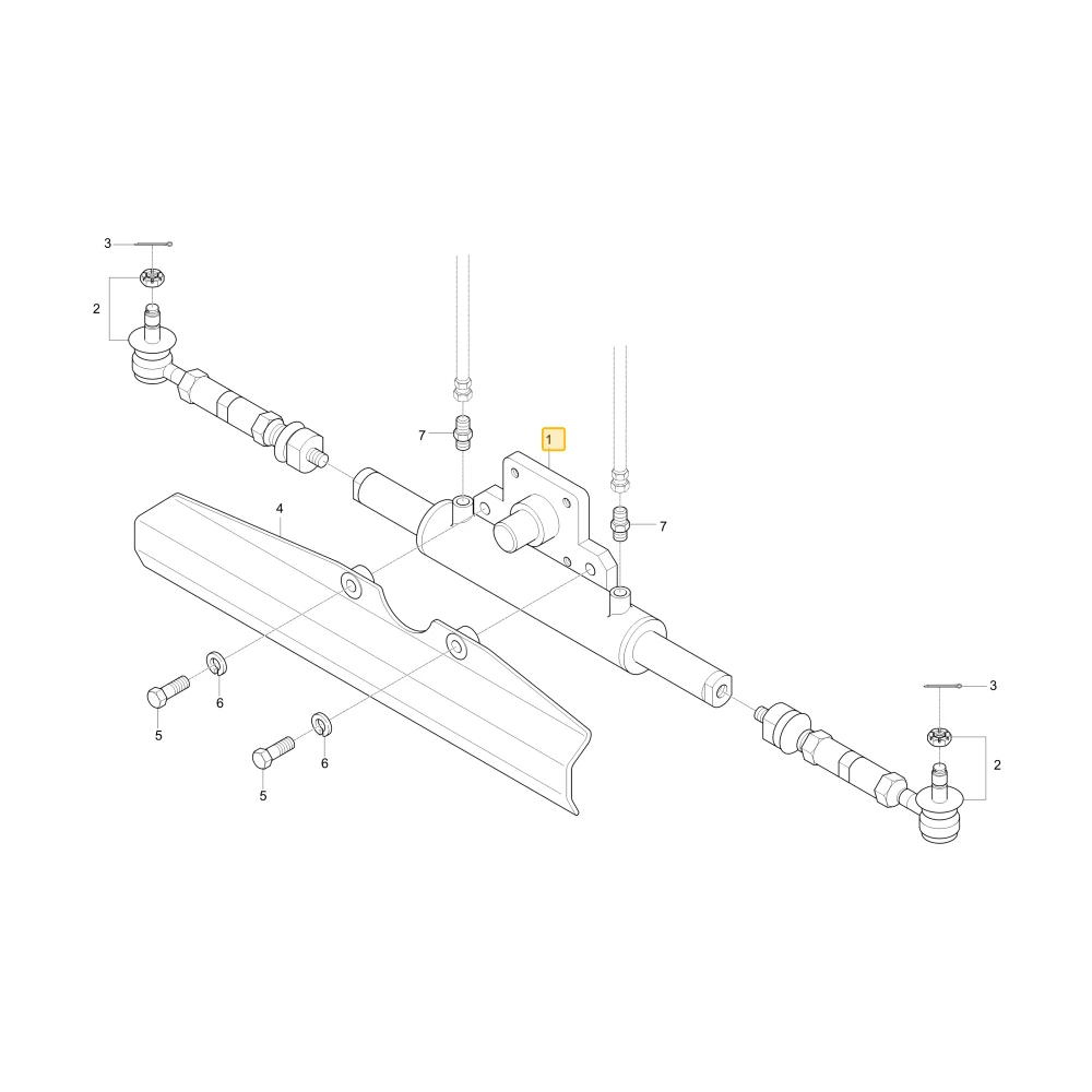 Siłownik kierowniczy KIOTI T4260-32201