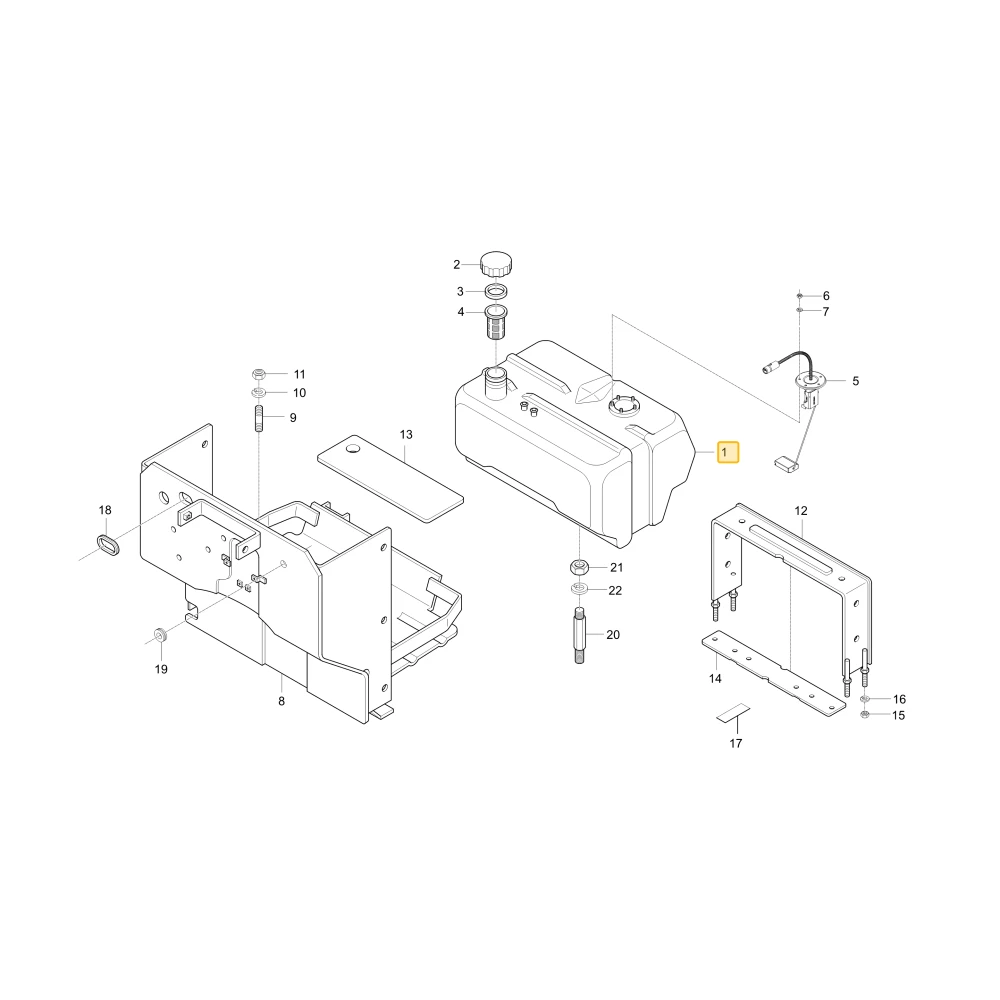 Zbiornik paliwowy KIOTI T4260-35104BB