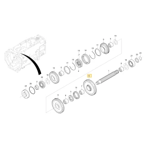 Koło zębate 45 KIOTI T4340-21743