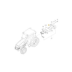 Żarówka 12VX21W 5W KIOTI T4340-33682