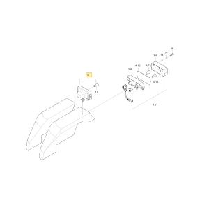 Lampa robocza KIOTI T4340-34507