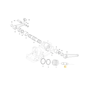 Drążek hydrauliczny KIOTI T4340-37322