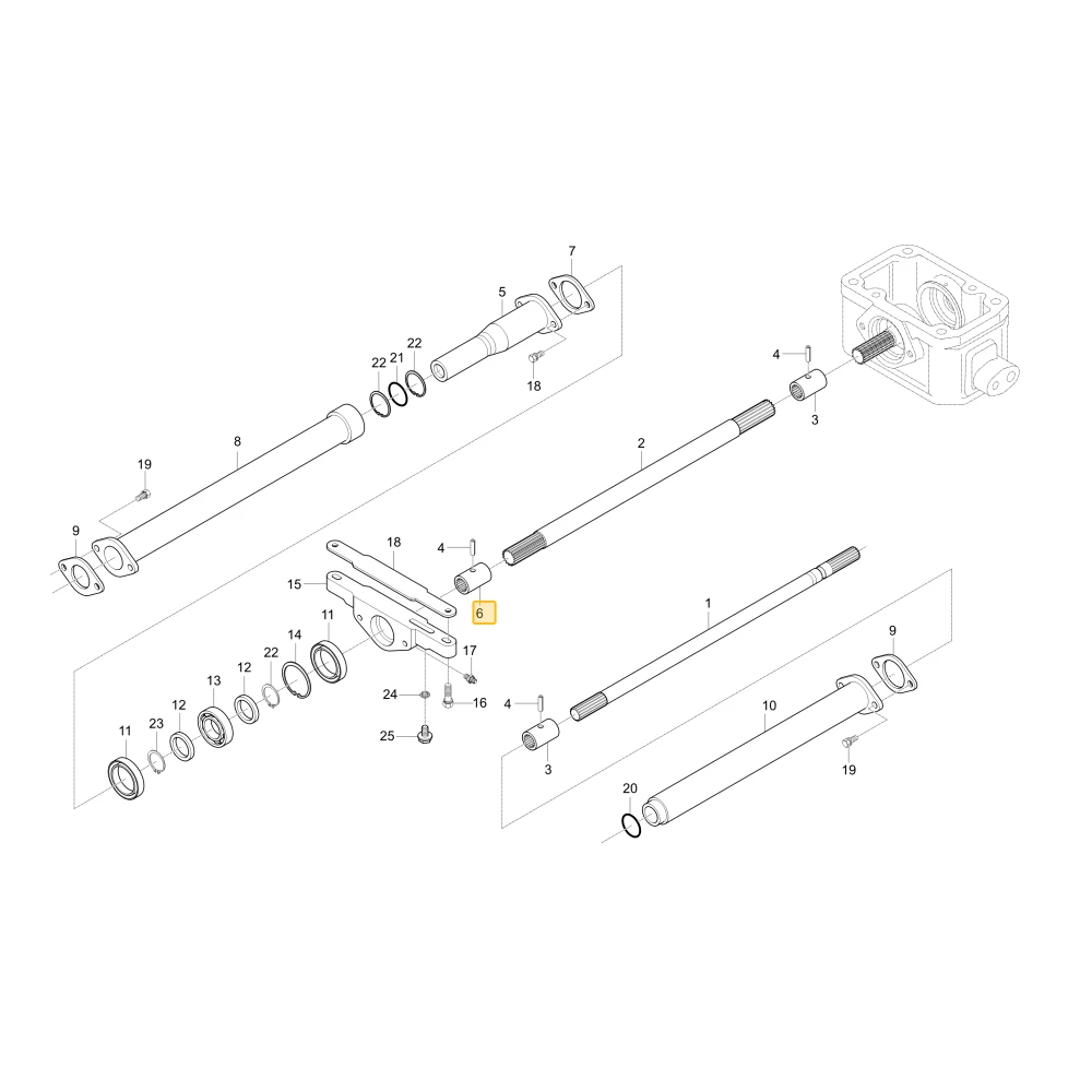 COUPLING KIOTI T4340-44522