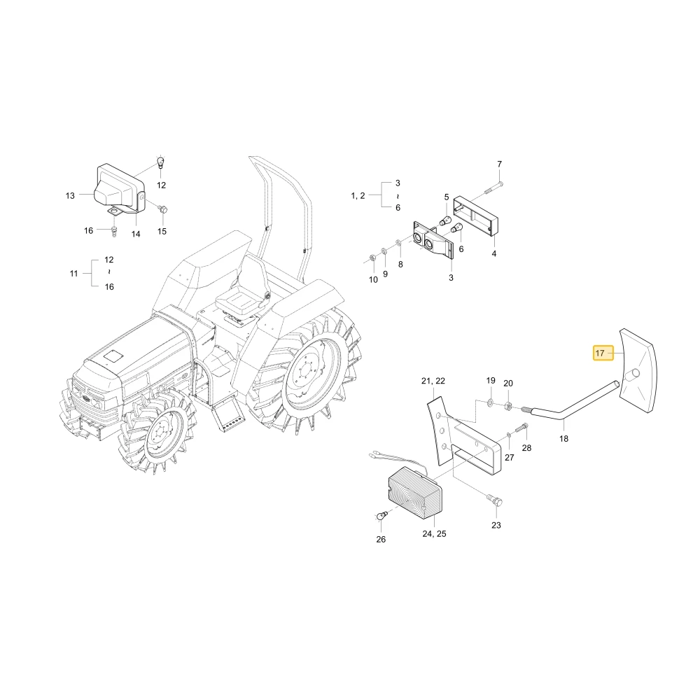 Lusterko Rv KIOTI T4340-87821
