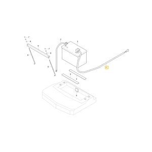 Linka akumulatora KIOTI T4350-69163