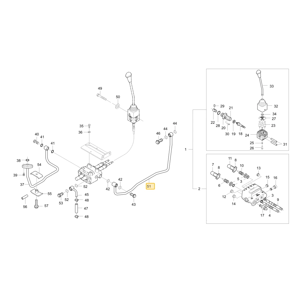 Rurka hydrauliczna J2 KIOTI T4363-37131