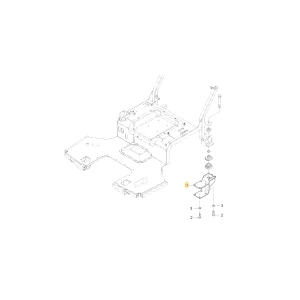Uchwyt łańcucha kontrolnego KIOTI T4373-97142BB