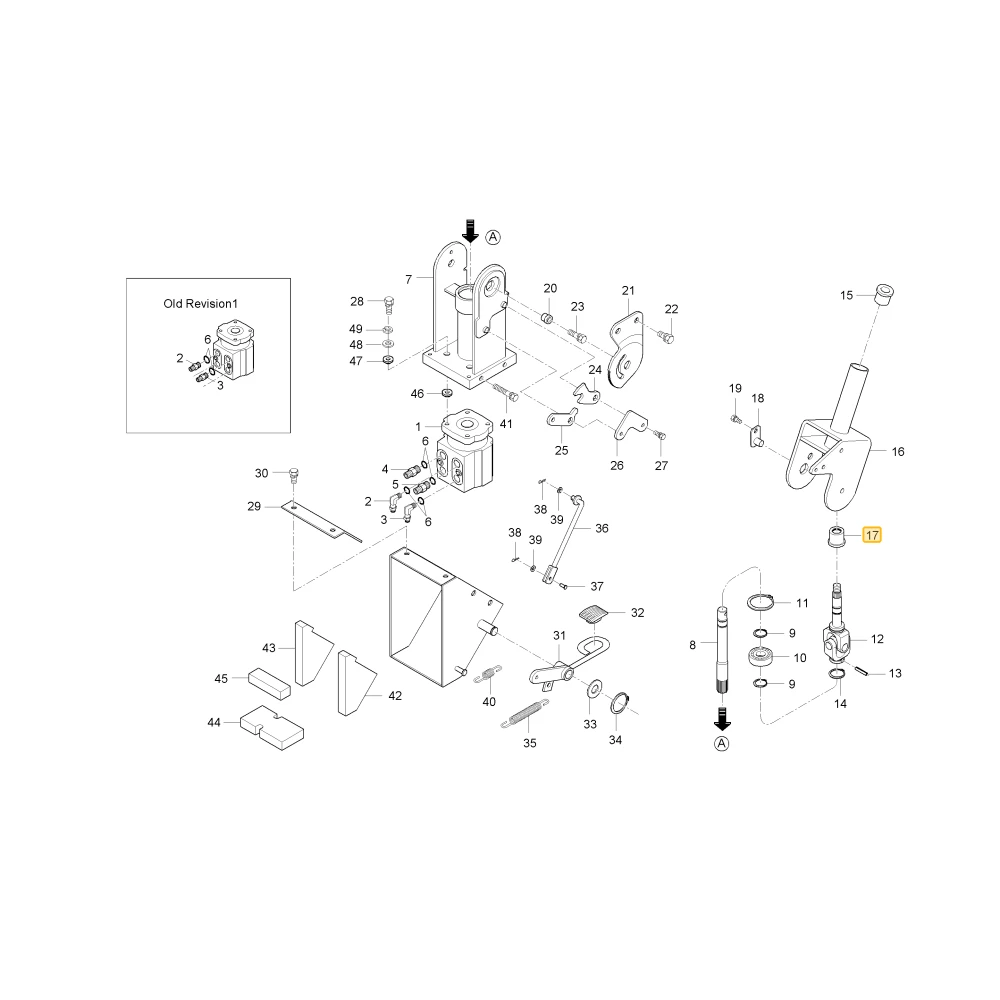 Poduszka gumowa KIOTI T4520-62243