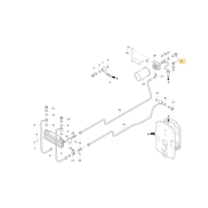 Śruba złącza KIOTI T4520-90042