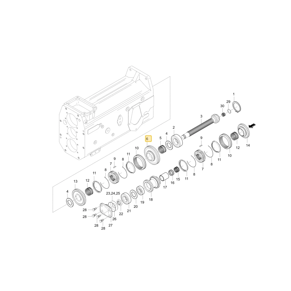 Koło zębate 42 KIOTI T4601-21612