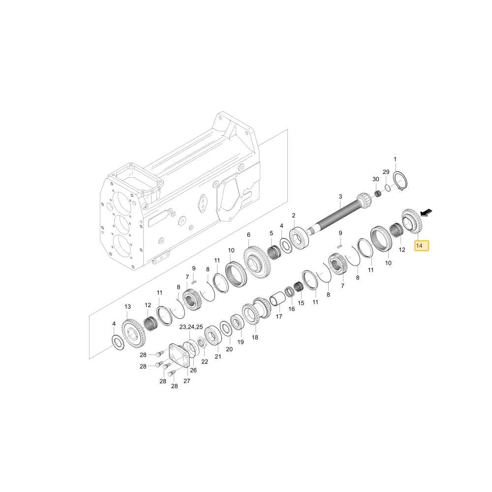 Koło zębate 33 KIOTI T4601-21633