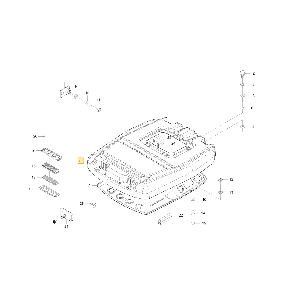 Dach KIOTI T4601-80611