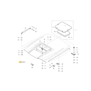 SUNROOF-EXT KIOTI T4601-82981