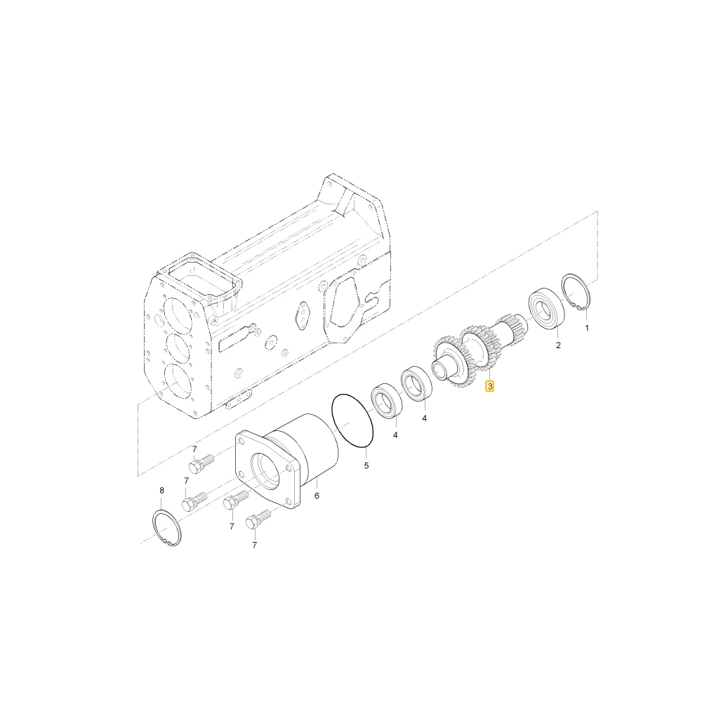 Koło zębate 29 23 18 14 KIOTI T4620-21712