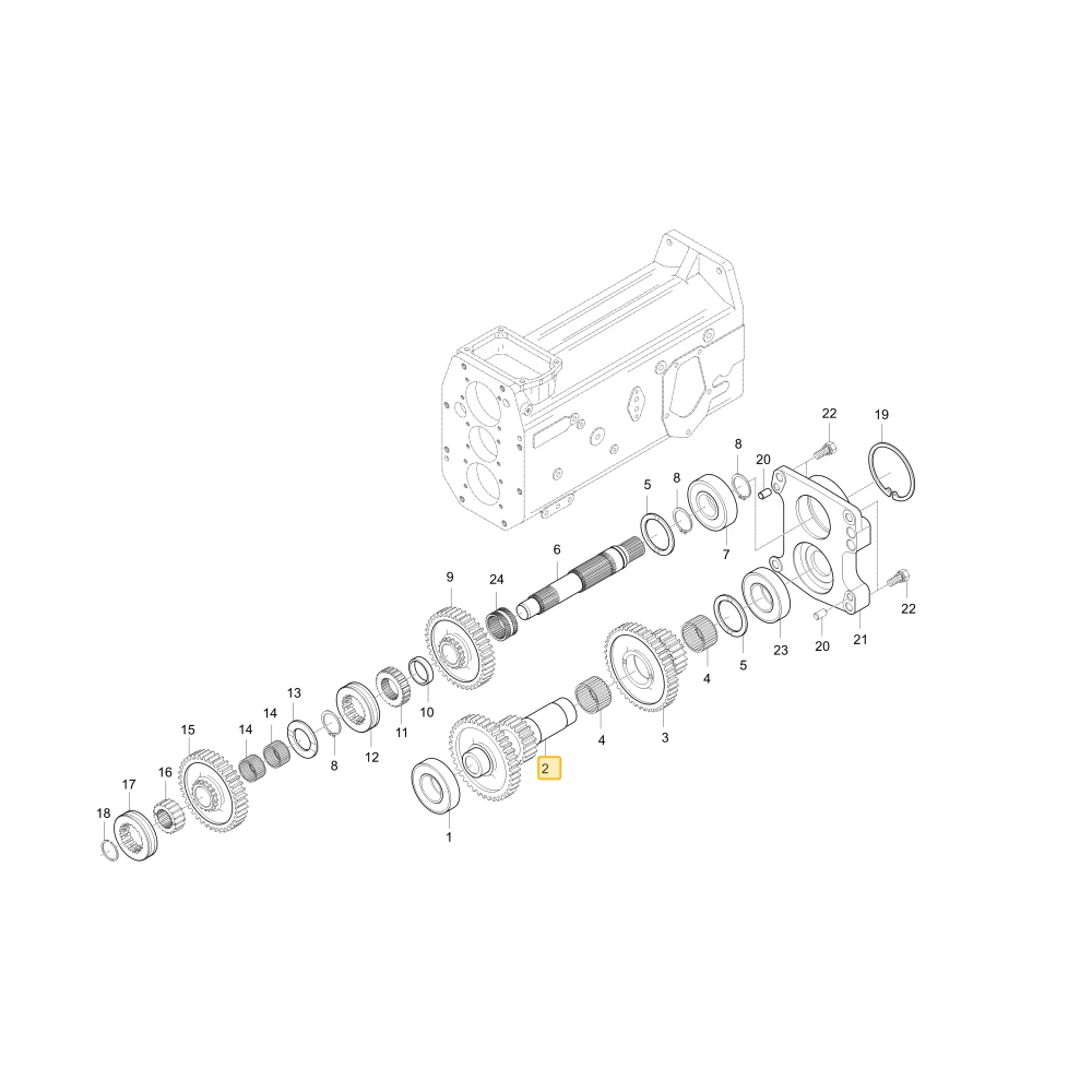 Koło zębate 39 21 KIOTI T4620-23513