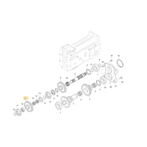 Koło zębate 39 17 KIOTI T4620-23622