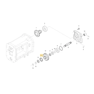 Mechanizm zmiany biegów zmiany biegów zakresu biegów KIOTI T4620-23681