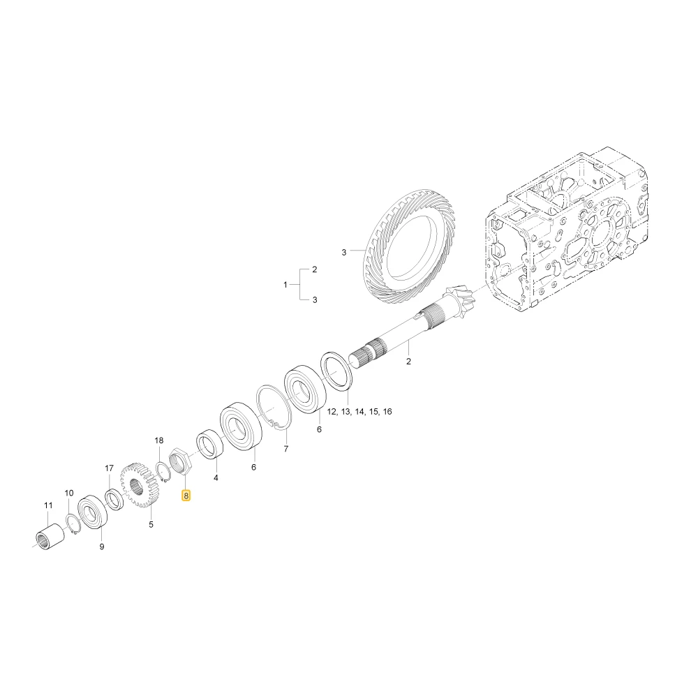 Nakrętka 36 KIOTI T4620-23761