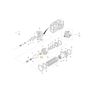 Łożysko igiełkowe KIOTI T4620-25631