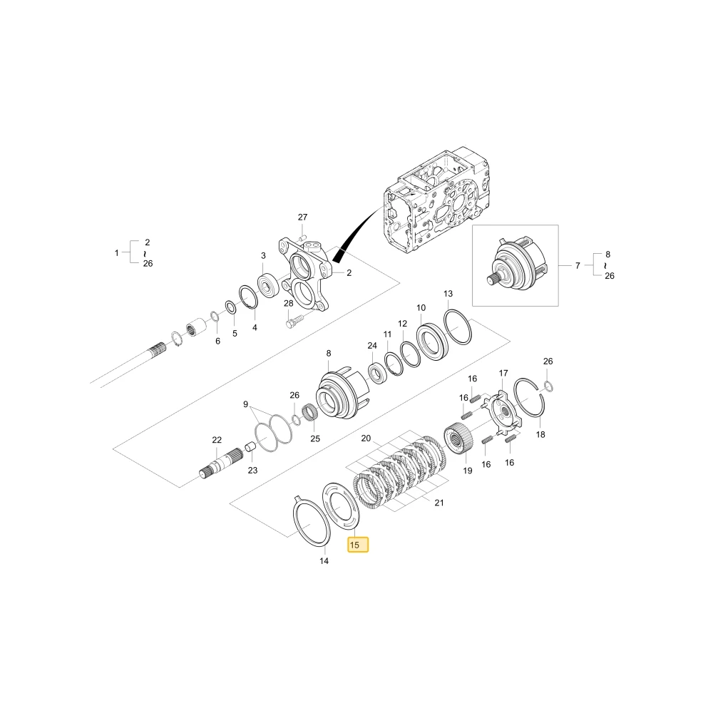 Płyta Friction KIOTI T4620-25721